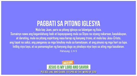 Pahayag 1:5 .